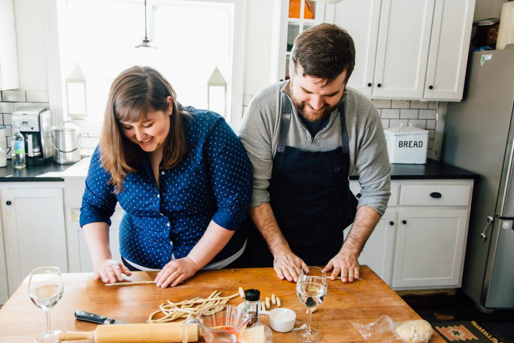 in home cooking/life style engagement photos 