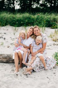 Cape Elizabeth Maine Coastal Family Photography Session at Crescent Beach