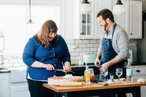 in home cooking/life style engagement photos