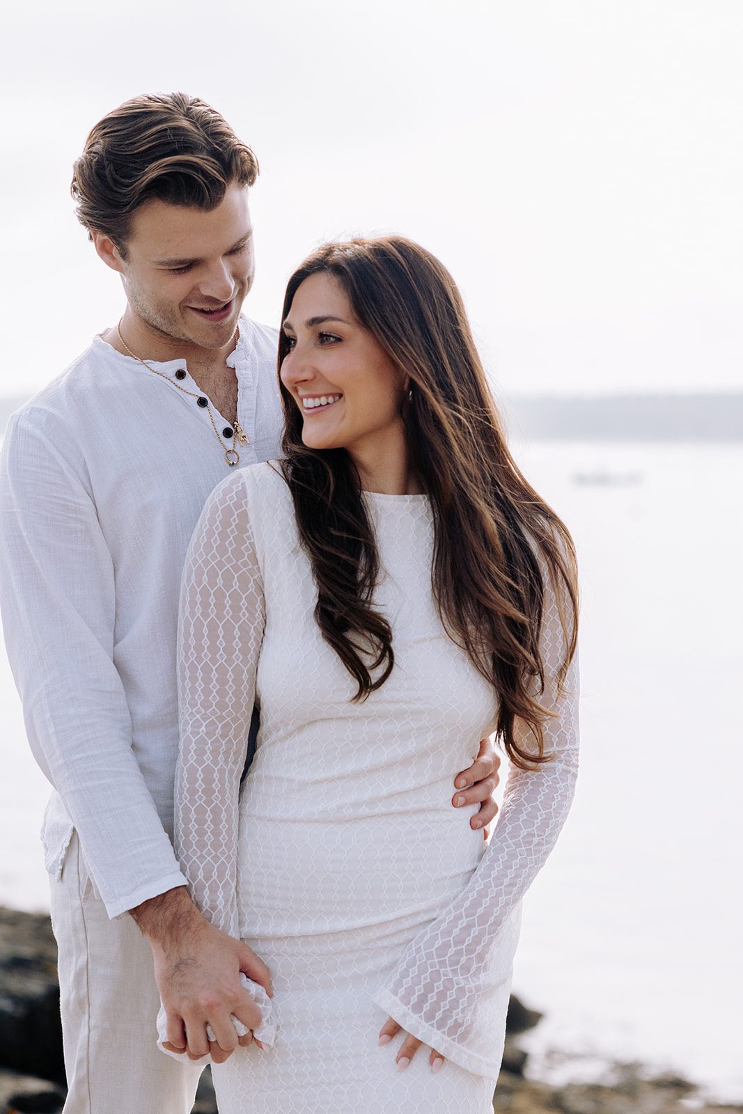 beautiful soft light engagement photos