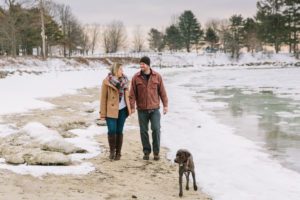 maine wedding photographer, freeport maine wedding photographer, maine, winslow park, engagement photos, winter engagement photos